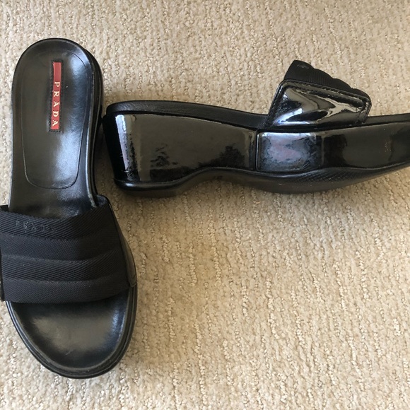 Classic Prada wedges - Picture 1 of 2